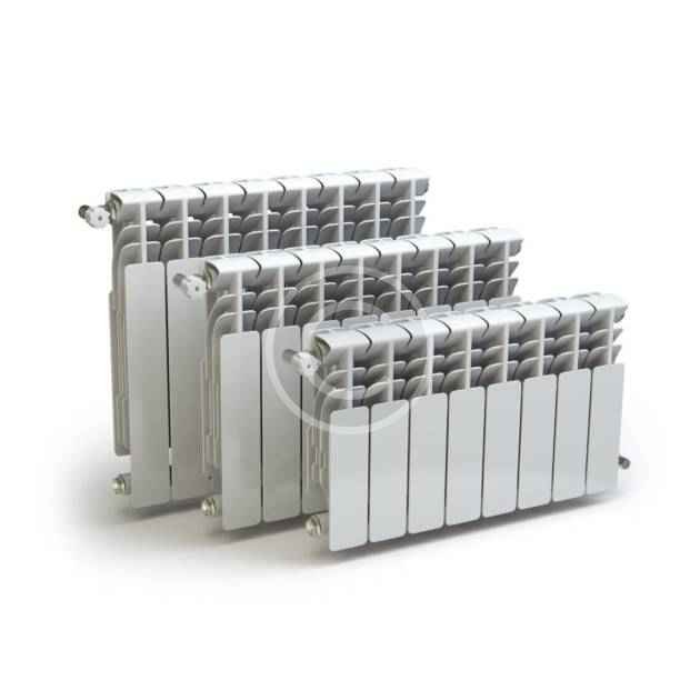 Bimetallic radiator